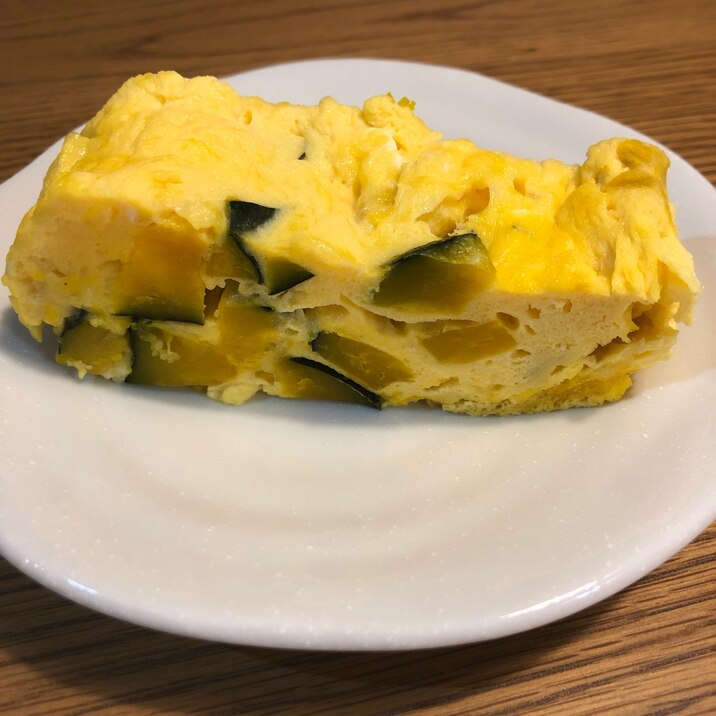 かぼちゃたっぷり*レンジでオムレツ♫